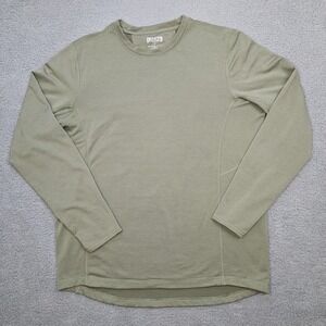 Duluth Trading Pullover Shirt Mens Large Green Crewneck Outdoor